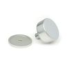 Satin Chrome Kelso Cabinet Knob - 38mm (Plain)