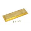 Polished Brass 175mm Art Deco Rectangular Pull