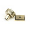 Aged Brass Judd Cabinet Knob - 25mm (Square)