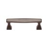 Heritage Brass Cabinet Pull Deco Design 203mm CTC Matt Bronze Finish