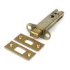 Satin Brass 4" Heavy Duty Tubular Deadbolt