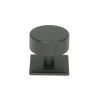 Matt Black Brompton Cabinet Knob - 38mm (Square)