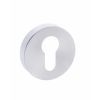 CleanTouch Anti-Bac Euro Escutcheons on Minimal Round Rose - Satin Chrome