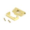 Polished Brass ½" Rebate Kit for Tubular Mortice Latch