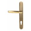 Aged Brass Art Deco Slimline Lever Espag. Lock Set