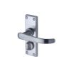 Project Hardware Door Handle for Privacy Set Avon Short Design Satin Chrome finish