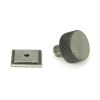 Pewter Brompton Cabinet Knob - 25mm (Square)