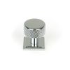 Polished Chrome Brompton Cabinet Knob - 25mm (Square)