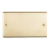 Eurolite Stainless Steel Double Blank Plate Satin Brass