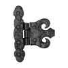 The Tudor Coronet Hinge Black Iron