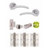 Jigtech Viper Passage Door Pack Polished Chrome - JTB71010