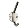 Heritage Brass Hat & Coat Hook Polished Nickel Finish