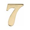 Heritage Brass Numeral 7 Self Adhesive 51mm (2") Satin Brass finish