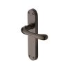 Heritage Brass Door Handle Lever Latch Luna Design Matt Bronze finish