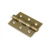 Satin Brass 3" Ball Bearing Butt Hinge (Pair) ss