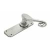 Pewter Monkeytail Lever Latch Set