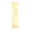 Heritage Brass Fingerplate 350mm Polished Brass finish