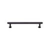 Heritage Brass Cabinet Pull Step Design with 16mm Rose 128mm CTC Matt Bronze finish