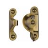 Heritage Brass Fitch Pattern Sash Fastener Lockable Antique Brass Finish