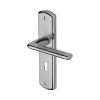 Sorrento Door Handle Lever Lock Lena Design Apollo finish