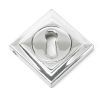 Polished Chrome Round Escutcheon (Square)