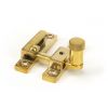 Polished Brass Brompton Quadrant Fastener - Narrow