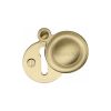 Heritage Brass Covered Keyhole Round Satin Brass finish