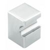 Square Knob 22mm - Polished Chrome