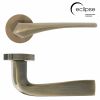 Eclipse 63225 - Lanza Insignia Lever On Rose  - Antique Bronze