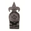 Fleur De Lys' Rim Cylinder Pull - Black Antique