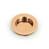 Polished Bronze 60mm Plain Round Pull