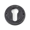 External Beeswax Round Euro Escutcheon (Plain Rose)