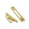 Polished Brass Locking Art Deco Fastener - RH