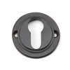 Aged Bronze Round Euro Escutcheon (Square)