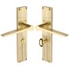 Heritage Brass Gio Reeded Bathroom set Polished Brass finishUK Design Registration Number 6234527