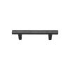 Black Iron Rustic Cabinet Pull Textured Design 96mm CTC