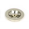 Polished Nickel 75mm Plain Round Pull - Privacy Set