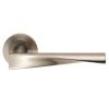 Steelworx Swl Brema Lever On Rose - Satin Stainless Steel