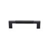 Black Iron Rustic Cabinet Pull Bauhaus Design 203mm