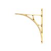 Aged Brass Tyne Shelf Bracket (314mm x 250mm)