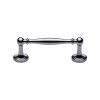 Heritage Brass Cabinet Pull Colonial Design 96mm CTC Polished Chrome Finish