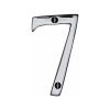 Heritage Brass Numeral 7 Face Fix 76mm (3") Polished Chrome finish