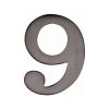 Heritage Brass Numeral 9 Self Adhesive 51mm (2") Matt Bronze finish