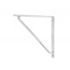 Satin Chrome Barton Shelf Bracket (200mm x 200mm)