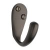 Heritage Brass Single Robe Hook Matt Bronze finish