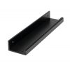 Matt Black 200mm Plain Edge Pull