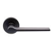 Velino Lever On Round Rose - Matt Black