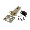 Aged Brass 4" Heavy Duty Tubular Deadbolt