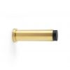 Alexander & Wilks - Plain Projection Cylinder Door Stop - Satin Brass