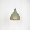 Hammered Brass Brindley Pendant in Tump